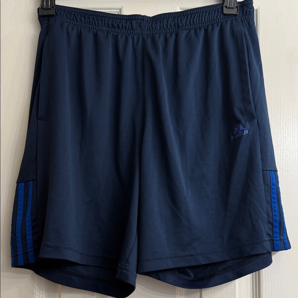Adidas Men's Dark Blue Athletic Shorts men’s L